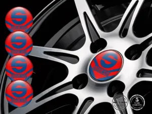 Sparco Harzgewölbte Aufkleber Rennsport-Felgenlogos